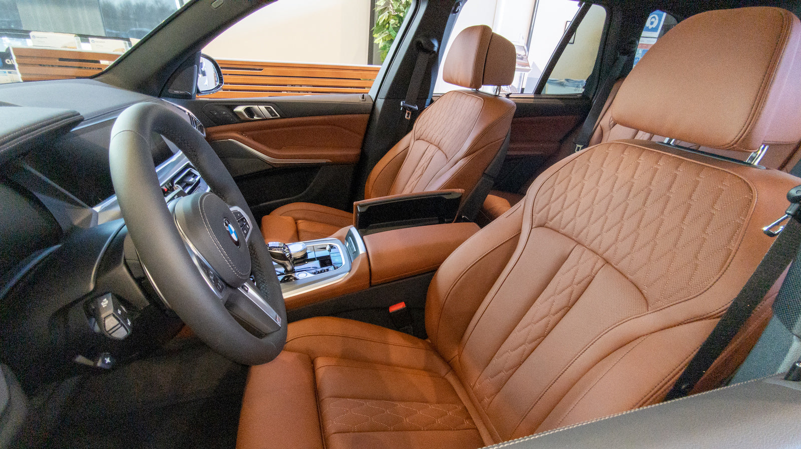 Interior of a Honda CRV