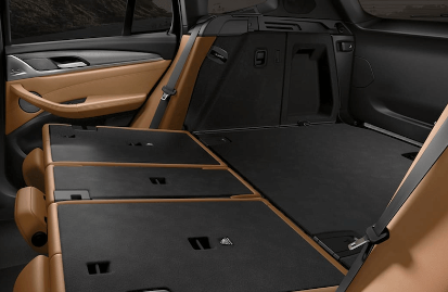 BMW X3 interior cargo space
