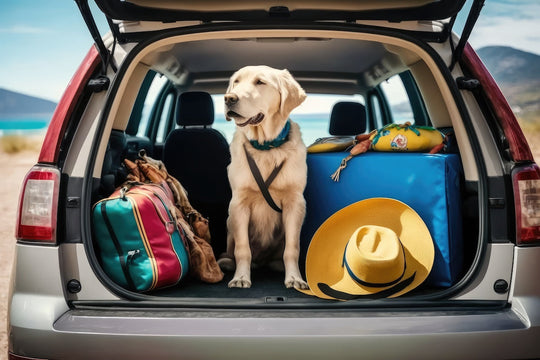 Dogs in a Volkswagen Atlas